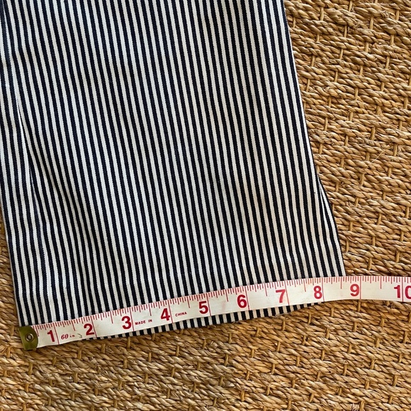 NWT Trina Turk Navy Blue and White Pants in Size 2 - Picture 5 of 11